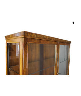 Witryna / serwantka / biblioteczka art - deco po renowacji / orzech