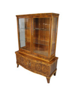Witryna / serwantka / biblioteczka art - deco po renowacji / orzech